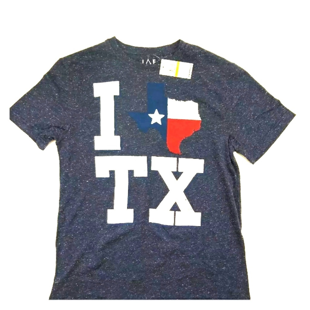" I Love Texas" mens graphic t shirt